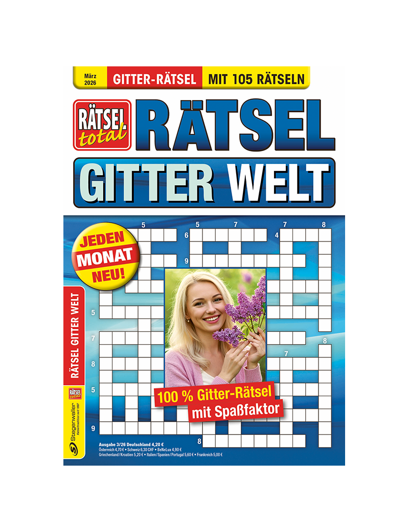 Rätsel total Rätsel Gitter Welt 3/26