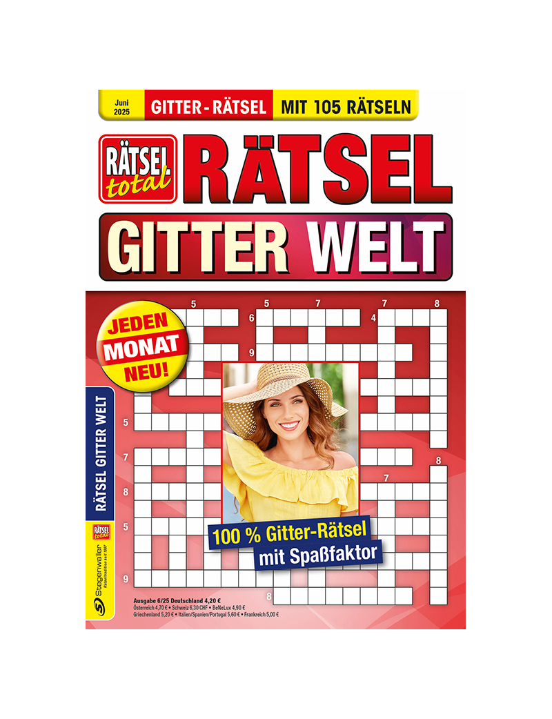 Rätsel total Rätsel Gitter Welt 6/25