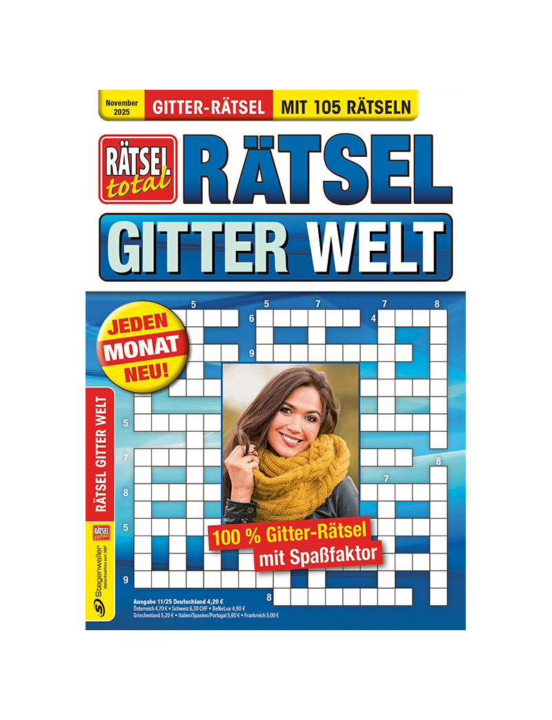 Rätsel total Rätsel Gitter Welt 11/25