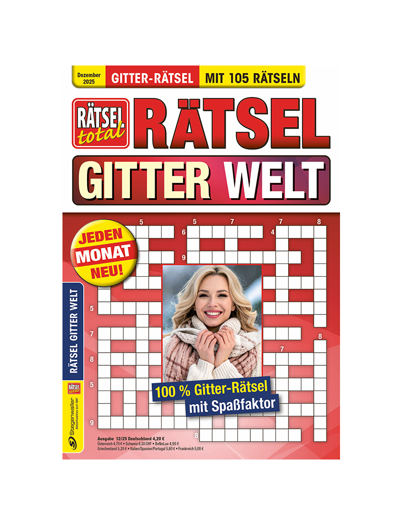 Rätsel total Rätsel Gitter Welt 12/25