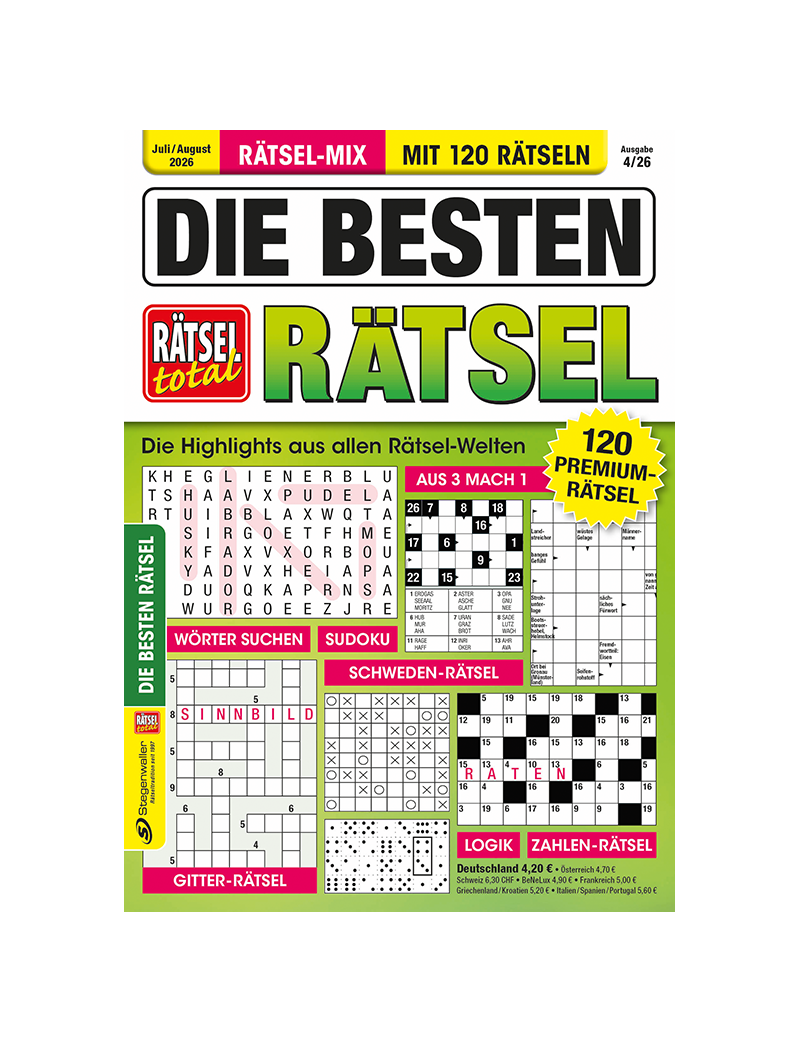 Rätsel total Die besten Rätsel 4/26