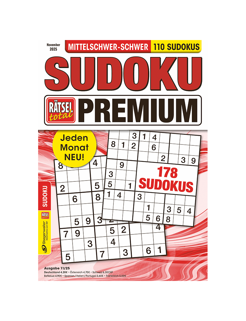 Rätsel total Sudoku Premium 11/25
