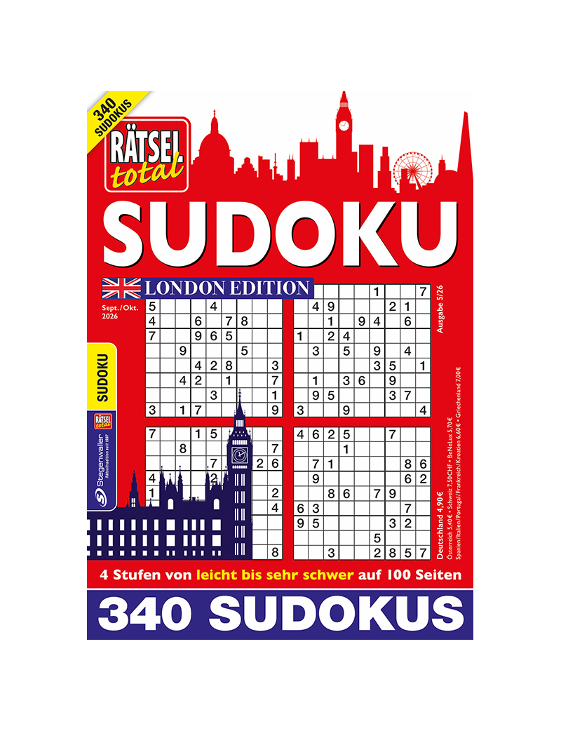 Rätsel total - Sudoku London Edition 5/26