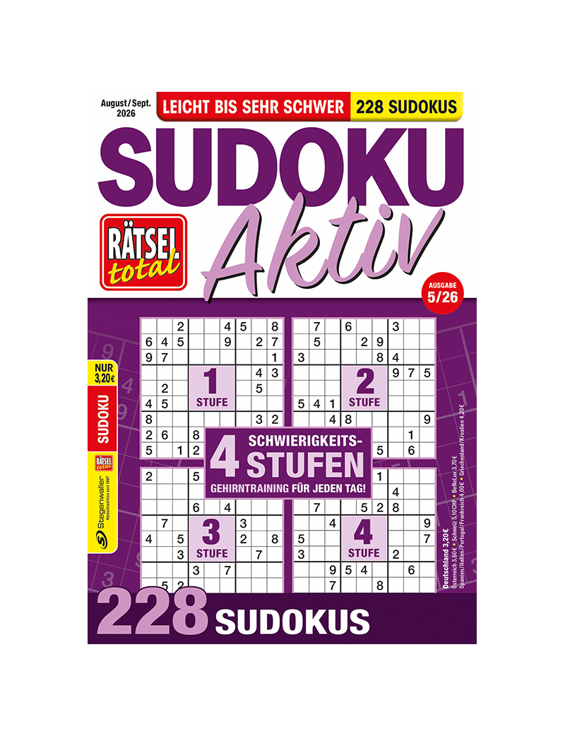 Rätsel total Sudoku Aktiv 5/26