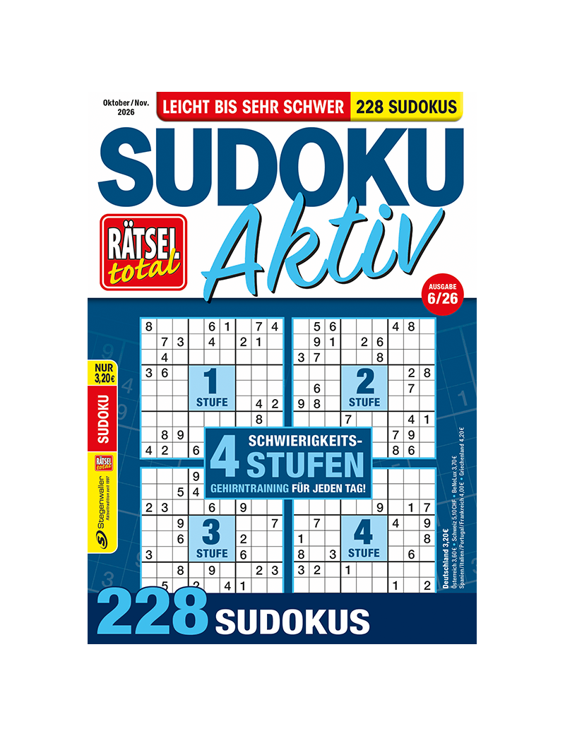 Rätsel total Sudoku Aktiv 6/26