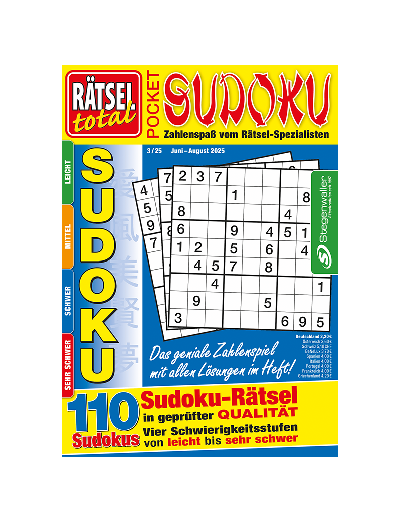 Rätsel total Pocket Sudoku 3/25