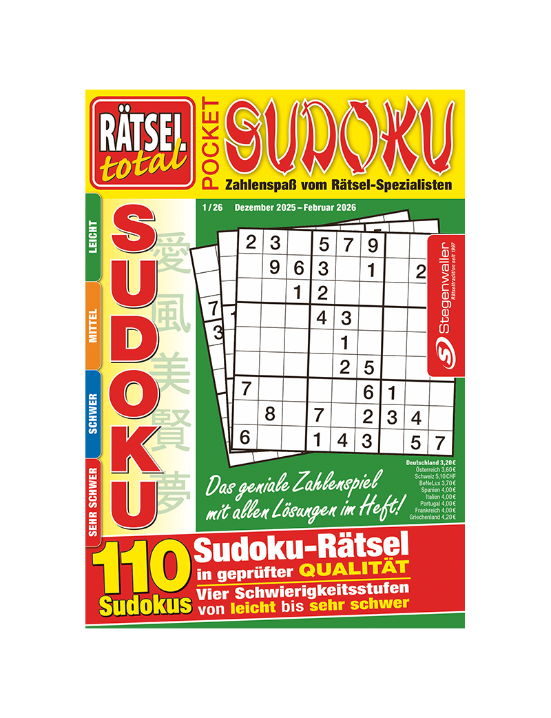 Rätsel total Pocket Sudoku 1/26
