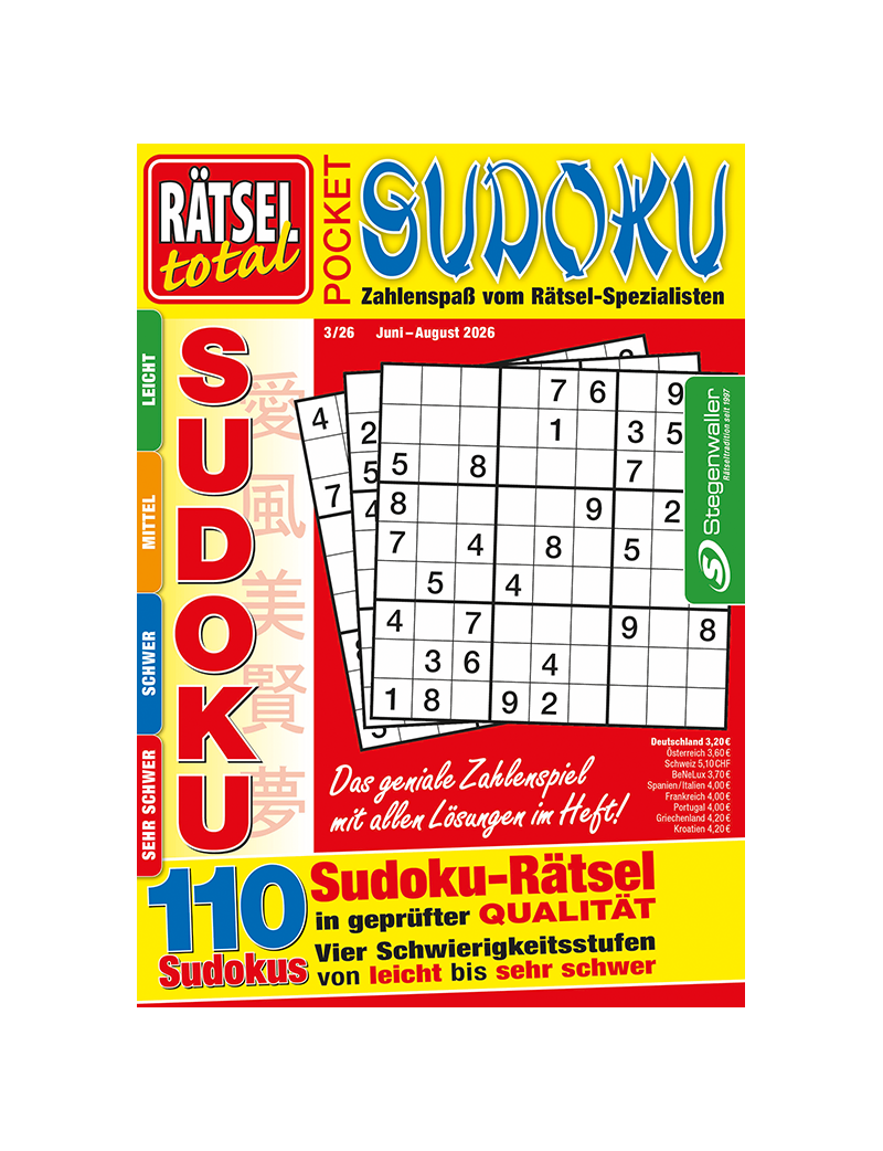 Rätsel total Pocket Sudoku 3/26
