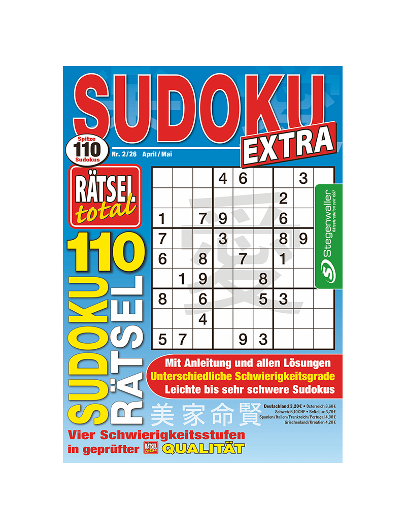 Rätsel total Extra Sudoku 2/26