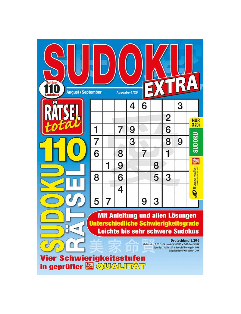 Rätsel total Extra Sudoku 4/26