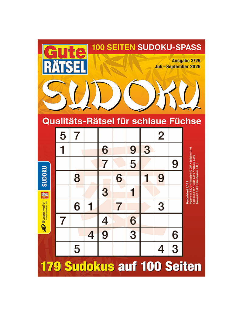 Gute Rätsel Sudoku 3/25