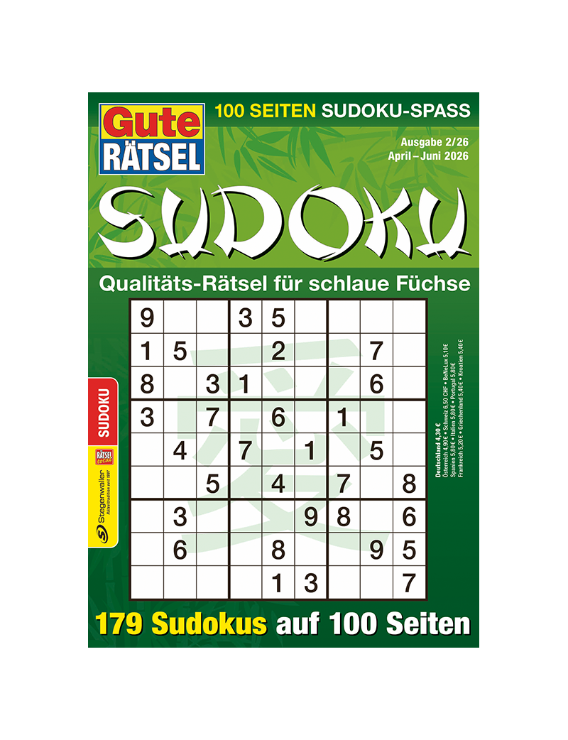 Gute Rätsel Sudoku 2/26