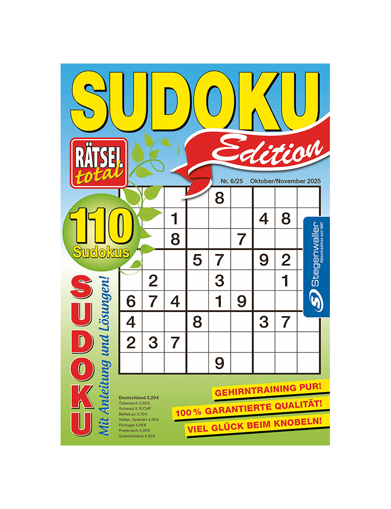 Rätsel total Sudoku Edition 6/25