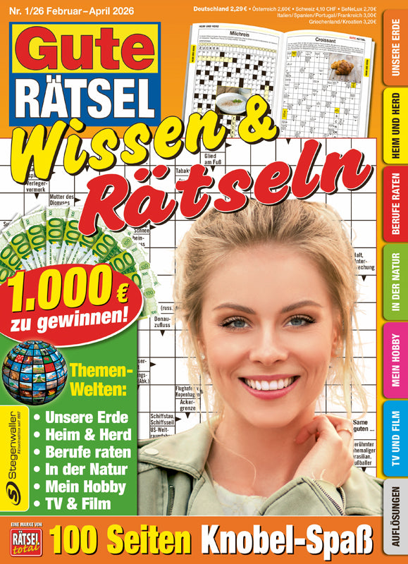 Gute Rätsel Wissen und Rätseln 1/26