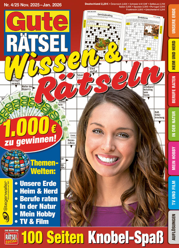 Gute Rätsel Wissen und Rätseln 4/25