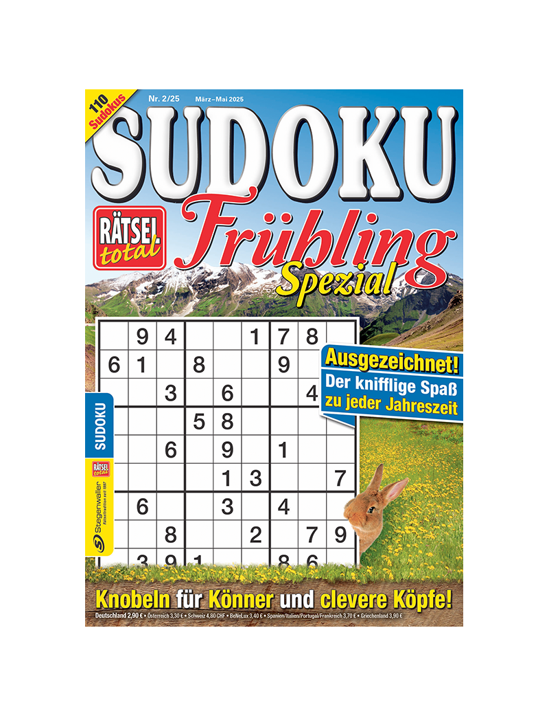 Rätsel total Sudoku spezial Frühling 2/25