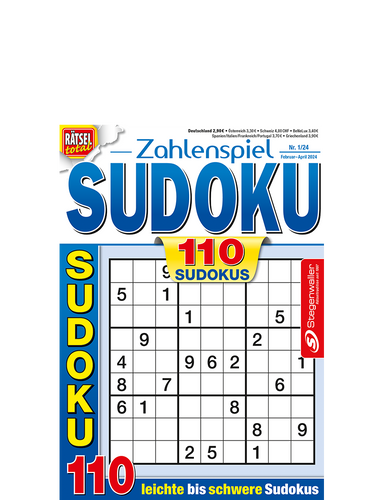 Rätsel total - Zahlenspiel Sudoku 1/24