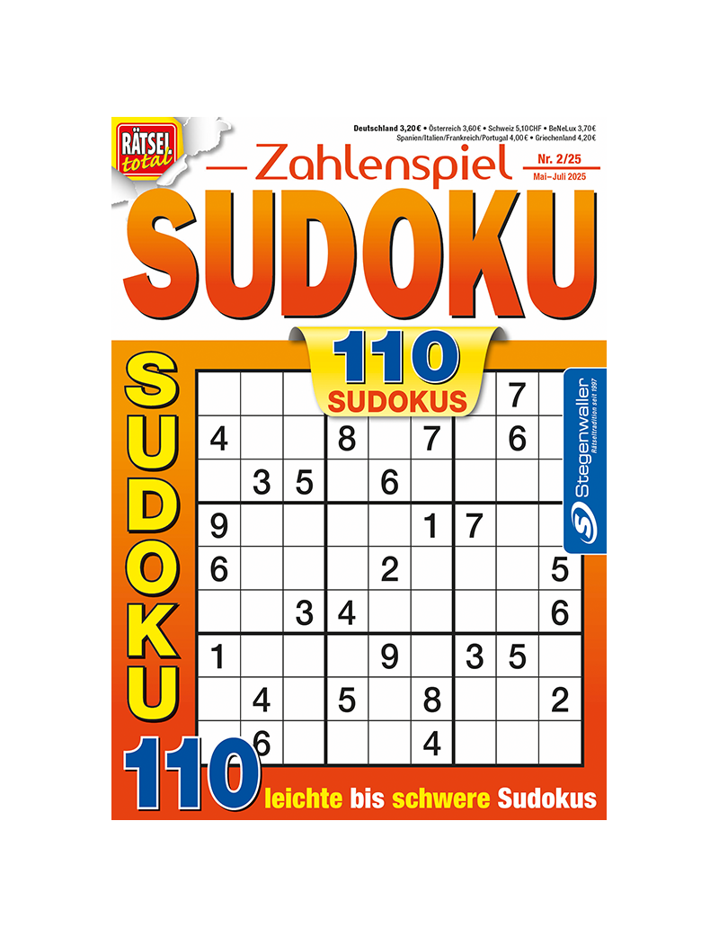 Rätsel total Zahlenspiel Sudoku 2/25