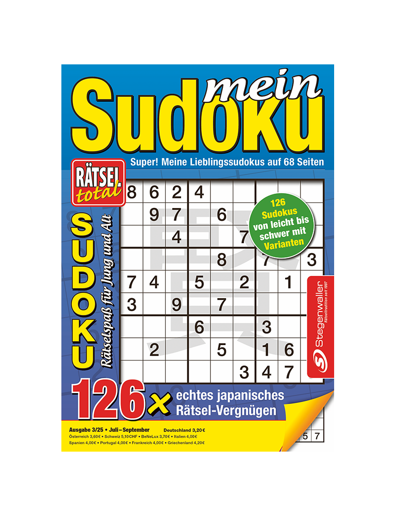Rätsel total Mein Sudoku 3/25