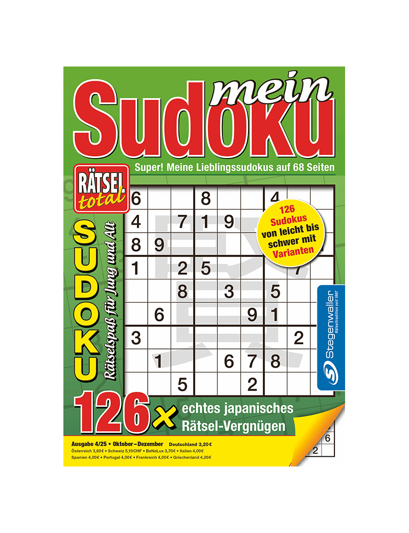 Rätsel total Mein Sudoku 4/25