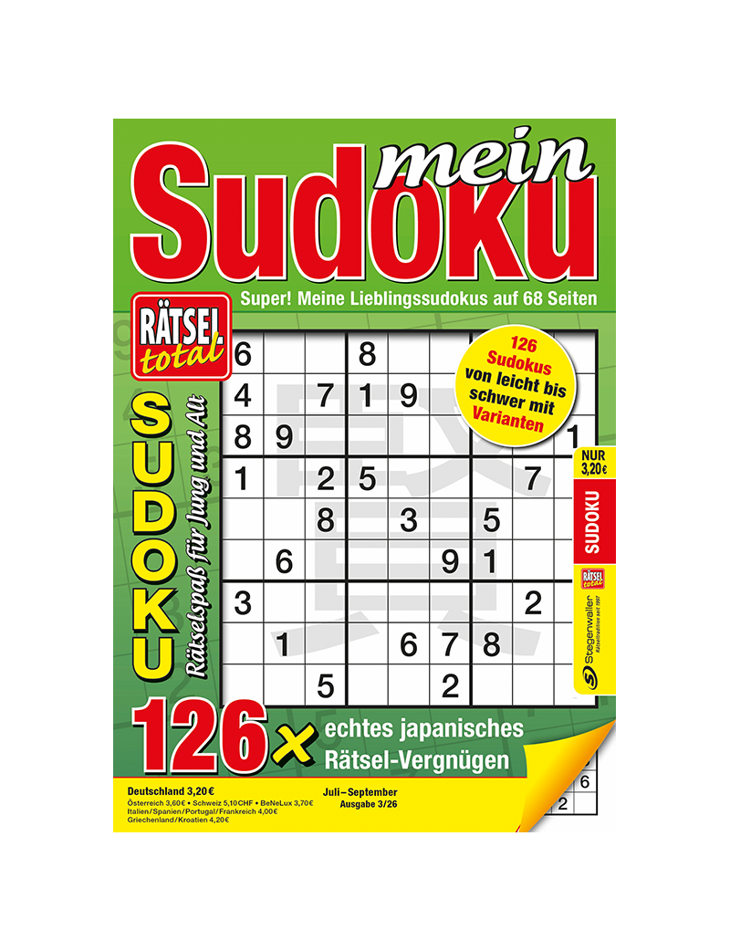 Rätsel total Mein Sudoku 3/26