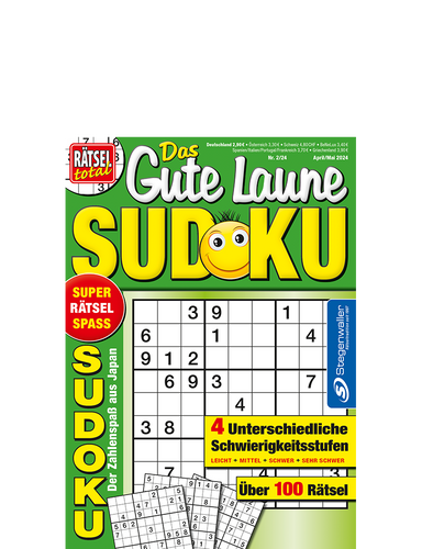 Rätsel total - Das Gute Laune Sudoku 2/24