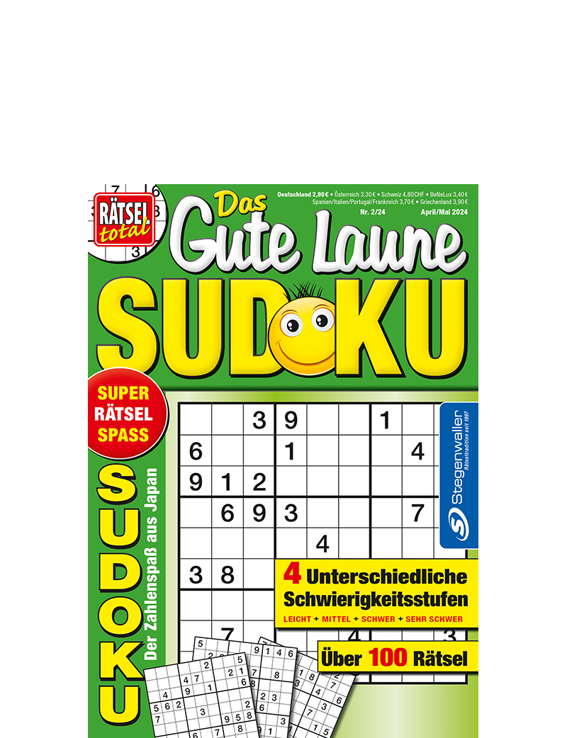 Rätsel total - Das Gute Laune Sudoku 2/24