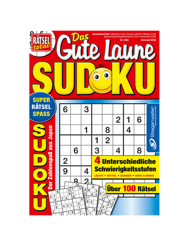 Rätsel total - Das Gute Laune Sudoku 3/24