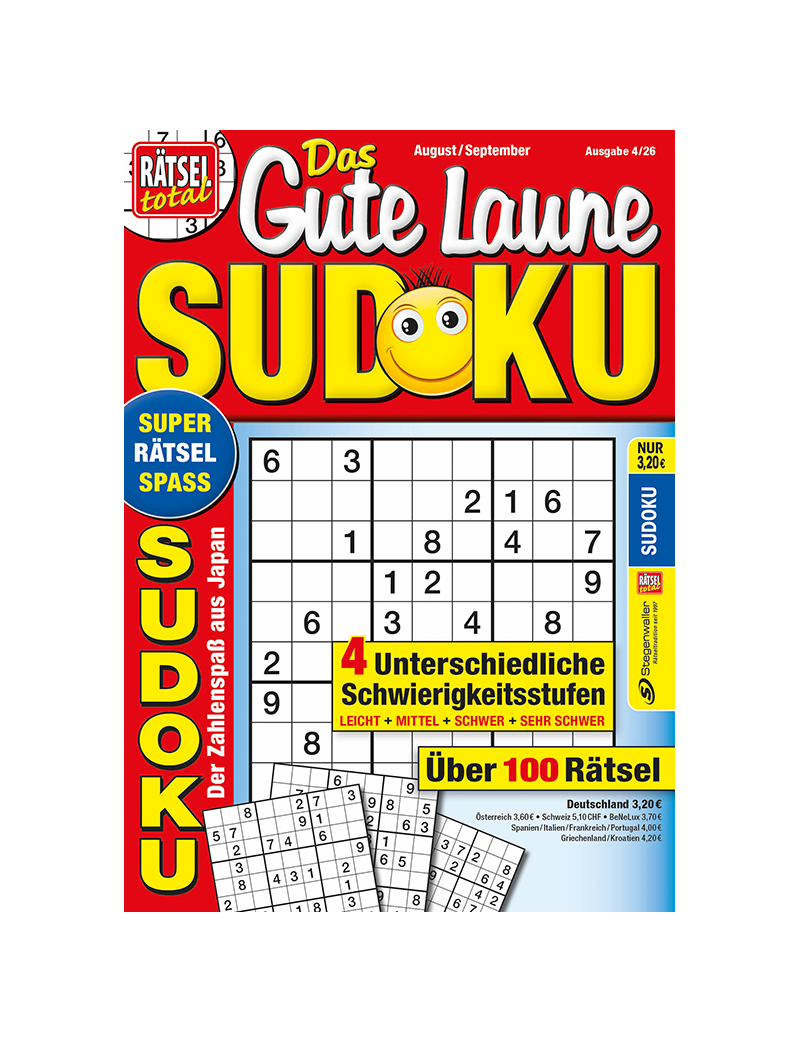 Rätsel total Das Gute Laune Sudoku 4/26