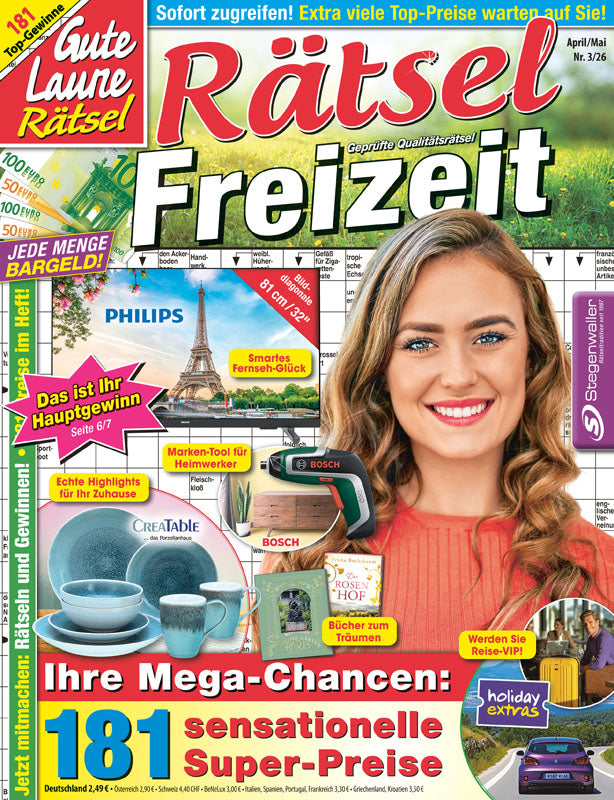 Gute Laune Rätsel Rätsel Freizeit 3/26