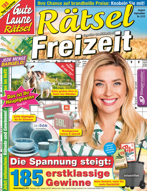 Gute Laune Rätsel Rätsel Freizeit 5/25