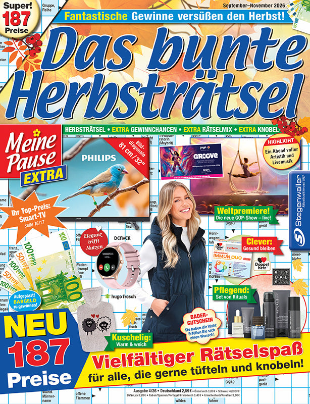 September-Preisrätsel zum Spar-Preis 9/26