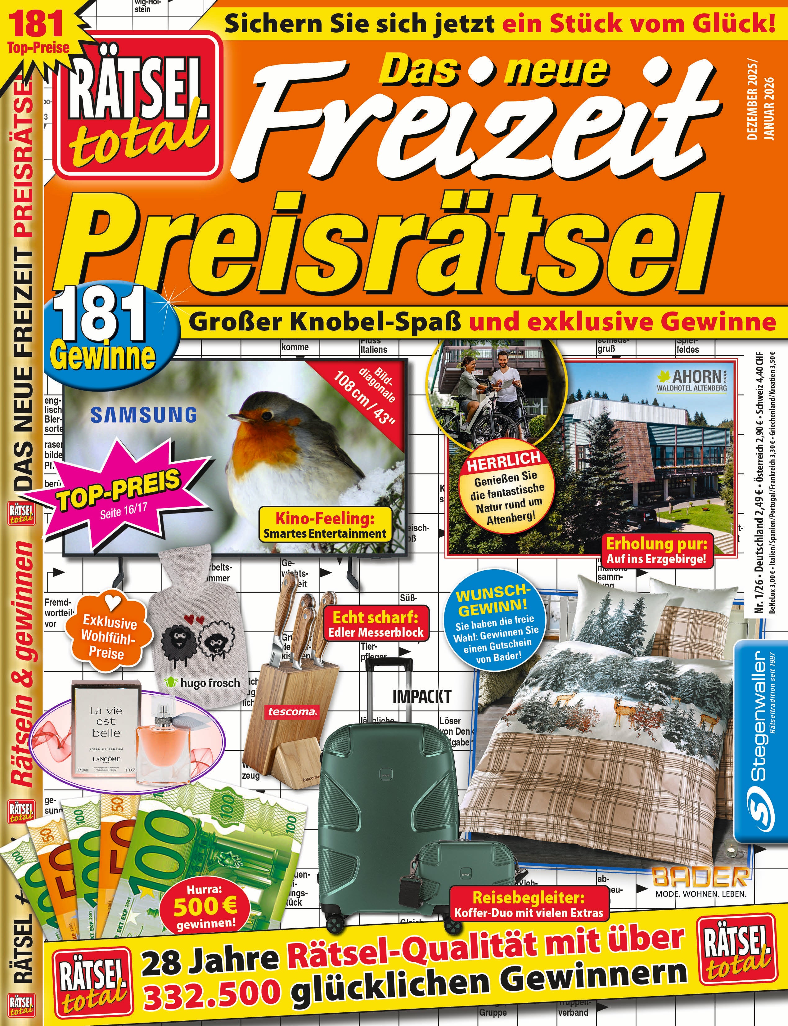 Dezember-Preisrätsel zum Spar-Preis 12/25