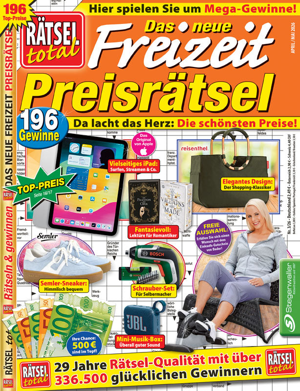 Rätsel total Das neue Freizeit Preisrätsel 3/26