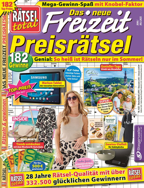 Rätsel total Das neue Freizeit Preisrätsel 4/25