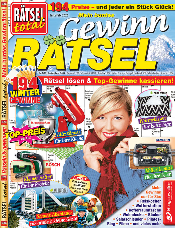 Januar-Preisrätsel zum Spar-Preis 1/26