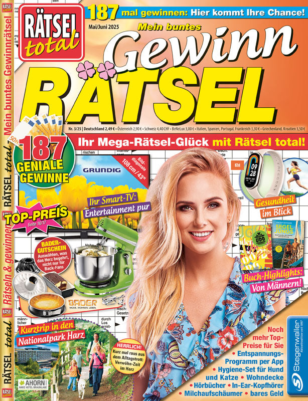 Rätsel total Mein buntes Gewinn-Rätsel 3/25