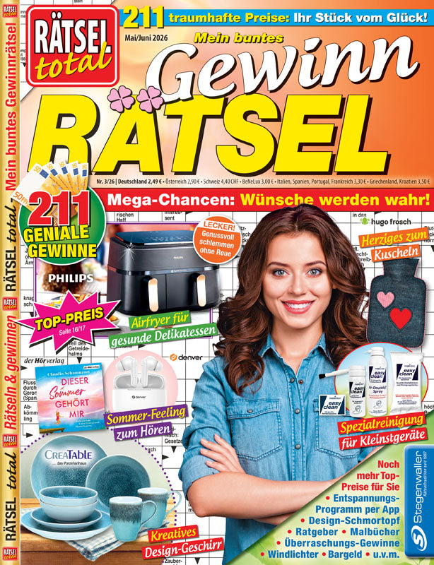 Rätsel total Mein buntes Gewinn-Rätsel 3/26