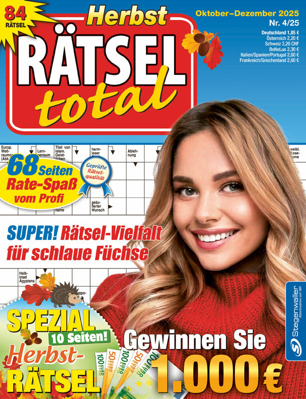 Rätsel total Herbsträtsel 4/25