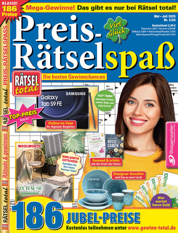 Rätsel total Preis-Rätselspaß 2/25