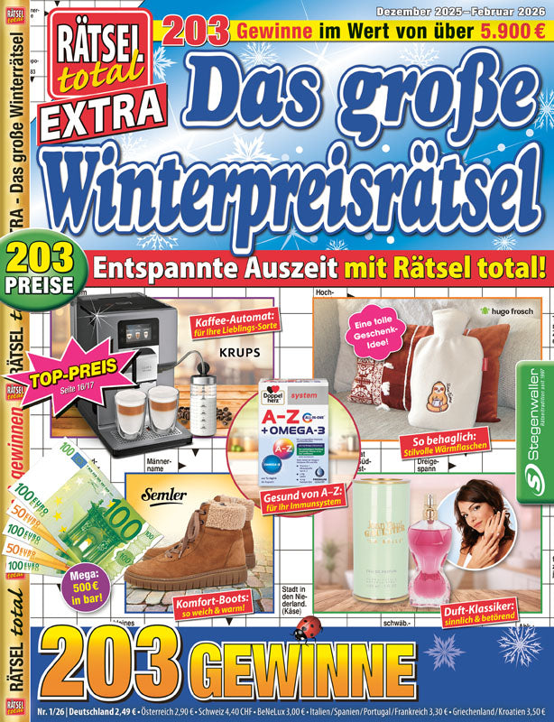 Rätsel total Extra Das große Winterpreisrätsel 1/26