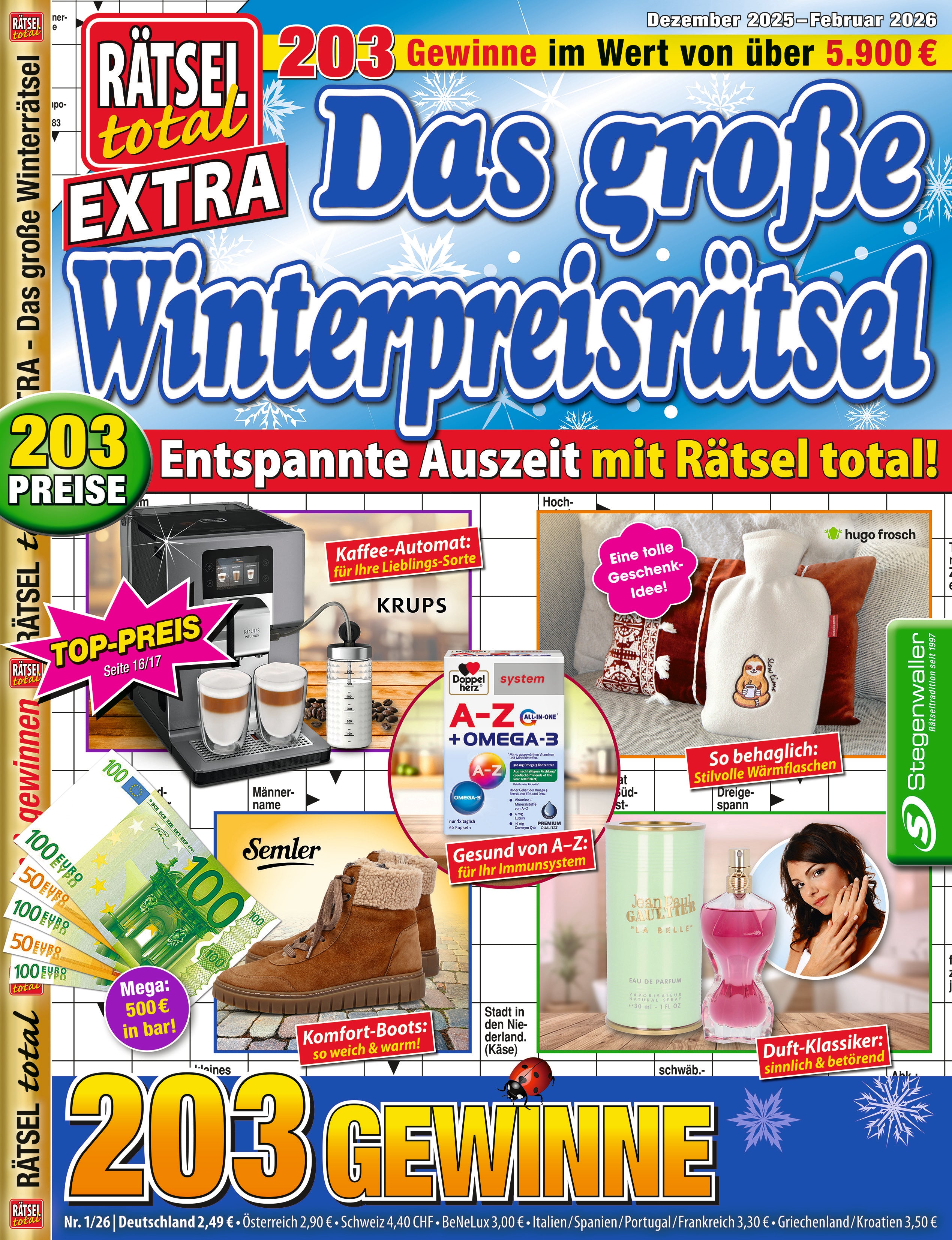 Dezember-Preisrätsel zum Spar-Preis 12/25