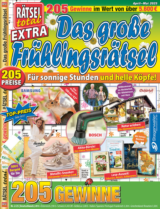 Rätsel total Extra Das große Frühlingsrätsel 2/25