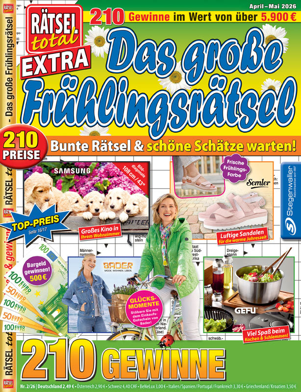 Rätsel total Extra Das große Frühlingsrätsel 2/26