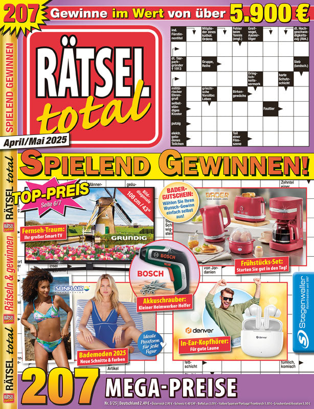 Rätsel total Spielend Gewinnen 3/25