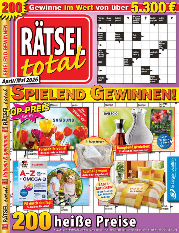 Rätsel total Spielend Gewinnen 3/26