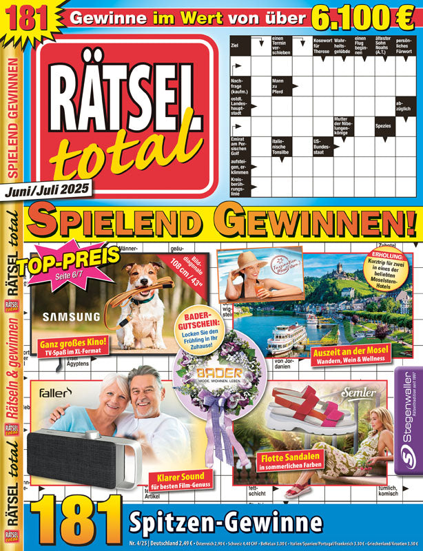Rätsel total Spielend Gewinnen 4/25