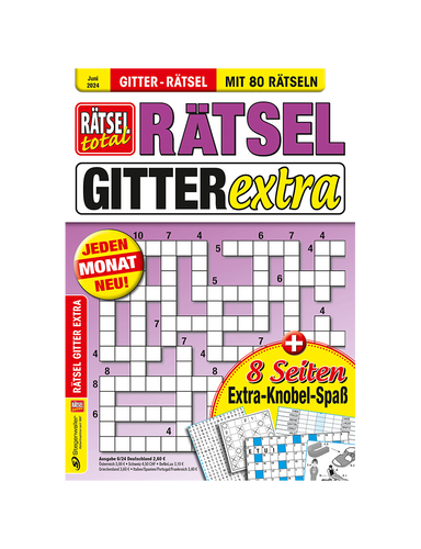 Rätsel total - Rätsel Gitter Extra 6/24