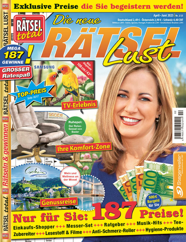 Rätsel total - Die neue Rätsellust 2/25