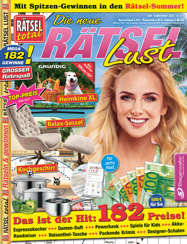 Rätsel total Die neue Rätsellust 3/25